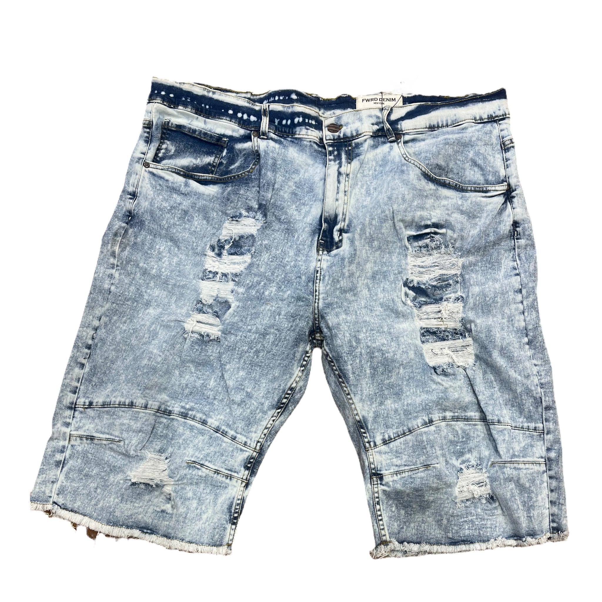 FWD: Broken Down Biker Denim Shorts 22898